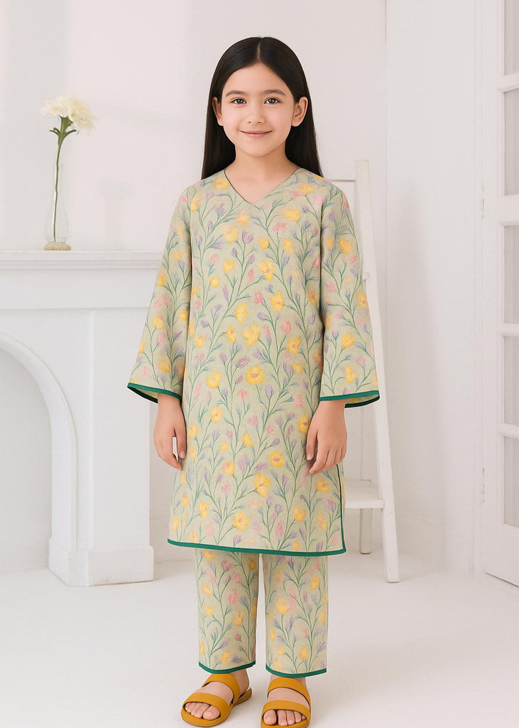 2-Piece Suit – Pastel Garden Glow  Co-Ord Set